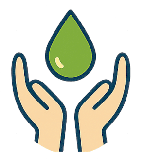 Icon für Entwässerungstherapie - Sanfte Methode zur Ableitung von Gewebeflüssigkeit – lindert Schwellungen und Spannungsgefühle.